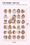 Pastel Colored Daily Life Sticker Set 30 Pieces - Kawaii Girls Laptop Notebook Phone Agenda - 4