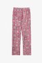 Girl's Pink Kind Mailing Dog Patterned Long Sleeve Shirt Pants Pajama Set - 4