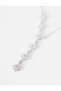 Elegant Y Necklace with Silver Color Star Detail - 2