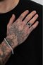 Black Stone Square Men's Ring - 4