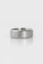 Silver Rustic Viking Men's Ring in 316L Stainless Steel