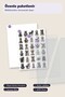 30-Piece Gothic Chess Sticker Set - for Laptop, Notebook, Agenda - 7