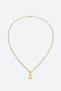 Gothic Letter Z 316L Steel Necklace - Ka1115Al - 2