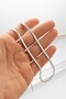 3mm x 50cm Snake Italian Steel Chain Necklace KA1174GM - 4
