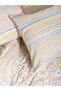 Flannel Single Duvet Cover Set Roof Blue - 2