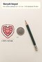 Various Patterned Heart-Shaped Sticker Set 30 Pieces - Cute Colorful Laptop Notebook Phone Agenda - 3