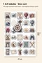Engraving Drawing Retro Travel Sticker Set 30 Pieces - Vintage Exploration Laptop Notebook Suitcase Journal - 4