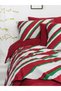 Festive Double Elastic Sheet Duvet Cover Set Merry Red - 4