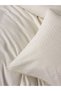 Plaid Ranforce Single Duvet Cover Set Cream - 5
