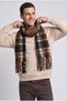 Men's Checkered Woven Scarf F4184Ax25Wn