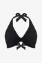 Black New Triangle Twist Bikini Top - 5