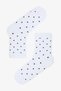 Black and White Relax Dotted 5-Piece Socks - 2