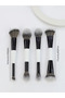 4Pcs Dual End Makeup Brushes Blush Foundation Loose Powder Highlight Concealer Women Girls Gift - 4