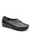 Twin Genuine Leather Orthopedic Comfort Women's Casual Shoes Black - 3
