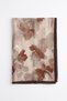 Ahenk Flower Pattern Naida Shawl 4086 - Brown - 4