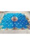 166X214 cm Turquoise Colored, Velvet Bedspread, Tablecloth-Wall Tapestry-Couch Cover - 5