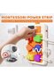 1pcs Montessori Sensory Toys Plug Outlet Busy Board Toy with Light Sounds Color Shape Matching Toy G