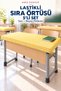 Yellow and White 5-Piece Elastic Row Cover