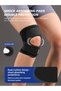 XL Black JINGBA SUPPORT 1 Piece Women Men Adjustable Breathable Elastic Lightweight Knee Support wit - 2