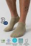 3-Piece Pistachio Green Men's Modal Seamless Stretchy Booties Socks - Premium