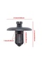10PCS Car Cover Plate Fixing Clips for Audi A2 A4 A5 A8 Q3 Q5 S4 S5 S8 TT TTS Volkswagen CR7 4D08073 - 3