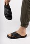 Ayakkabiburada 034 Daily Genuine Leather Men's Slippers - 3