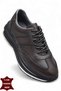 1217-1 Orthopedic Sole Genuine Leather Daily Men's Shoes Rubber Sole Casual Shoes - 7