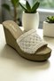 2503 10.5 cm Wedge Heels Women's Slippers Shoes Wedding Engagement Evening Dress Women's Shoes - 4