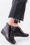 140 Orthopedic Sole Velcro Black Mother Boots Women's Boots - 2