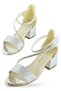 259 Evening Dresses Girls' Heeled Shoes Wedding Engagement Evening Dress Shoes - 2