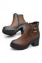4563 Women's Boots Shoes Non-Slip Sole Zippered Lace-Up Casual Women's Boots - 3