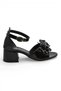 D612 Evening Dress Girls' Heeled Shoes Stoned Open Girls' Engagement Evening Dress Shoes - 2