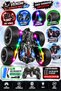 Full Function 2.4 Dual-Way Color Acrobat Car with Remote Control 16cm Acrobatic Car - 2