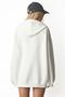 Hooded Zippered Oversize Sweatshirt Ekru Lub0002 - 7
