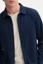 Men's Navy Blue Regular Fit Long Sleeve Shirt - 3