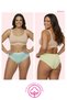 Private Pink 10-Piece Advantage Package 100% Cotton Bato Panties - Heart Patterned Soft Textured Daily Set - 4