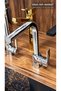 Pedra Bathroom Lavabo Sink Faucet and Dst19-3 Square Rain Shower System Set of 4 in Chrome - 7