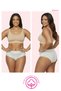 Private Pink 10-Piece Advantage Package 100% Cotton Bato Panties - Heart Patterned Soft Textured Daily Set - 4