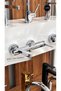 Gildo Faucet Set Bathroom Swivel Swan Sink Kitchen Faucet Dst19-3 Square Sprinkler Shower System Chrome - 2