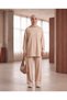 Stone-Embellished Soft Textured Flexible Premium Suit