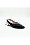 Black and White Leather Slingback Ballerinas – Stylish and Comfortable Design - 4