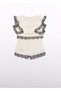 Girl's Top and Shorts Set Ecru - 2