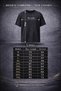 Men's Black Oversized T-Shirt Western Adventure Cactus and Sunset Printed 100% Cotton - 7