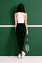 Çinar Black Women's Sports Tights, High Waist, Flexible, Tights New Season - 2