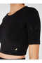 Naples Short Sleeve Crop Top Econyl Black - 3