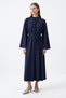 Beli Lace-Up Dress 202705 - Dark Blue