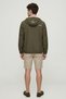 Sailduno Khaki Strech Hooded Coat - 6
