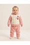 2-Piece Baby Girl Set with Ladybug Embroidery, Welsoft Cotton Baby Set 6-9,9-12,12-18,18-24 Months Top and Bottom 2-Piece Baby Girl Set, Welsoft Winter Baby Set - 2