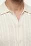 Compo Off-White 100% Cotton Knitted Shirt - 4