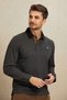 Alezio Anthracite 100% Cotton Sweatshirt - 5